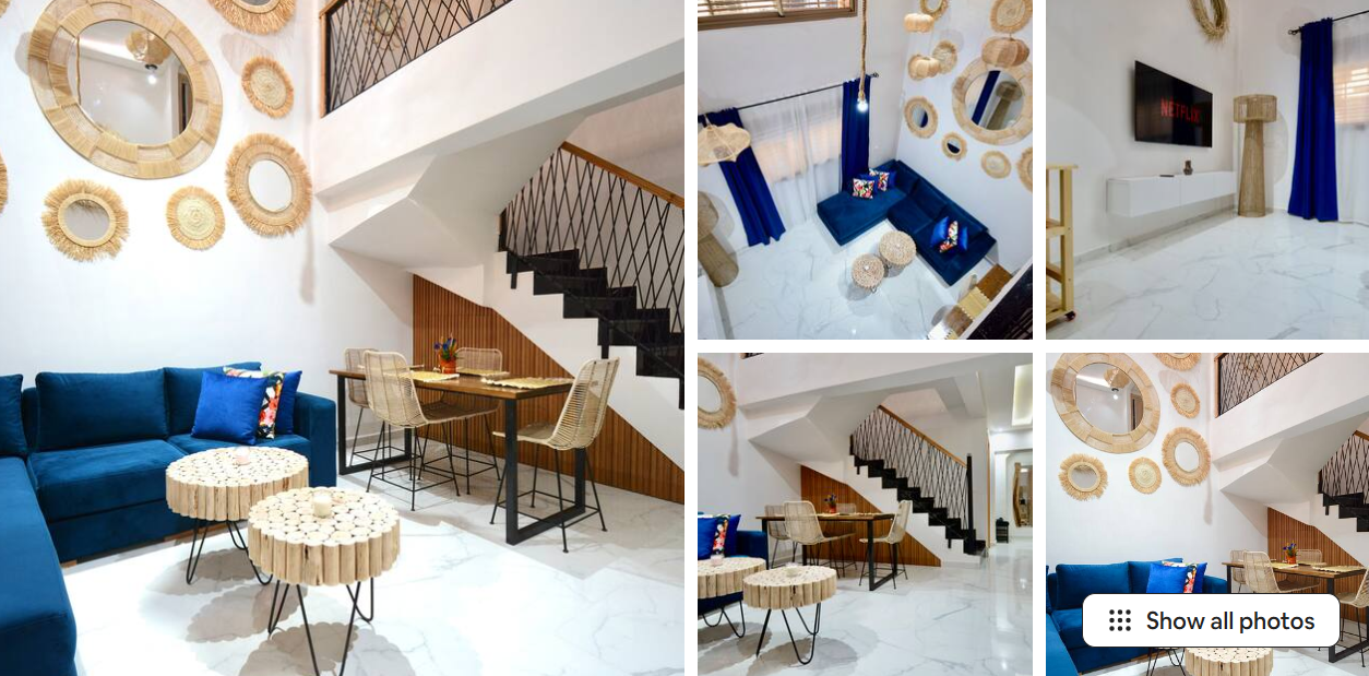 Appartement moderne au Maroc avec décoration traditionnelle